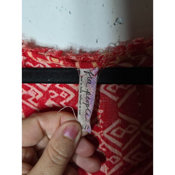 Free People Womens Marlow Pleated Pintuck Swing Dress Size Small Boho Flowy ASO - Picture 7 of 11